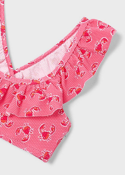 Mayoral Textured printed bikini roze