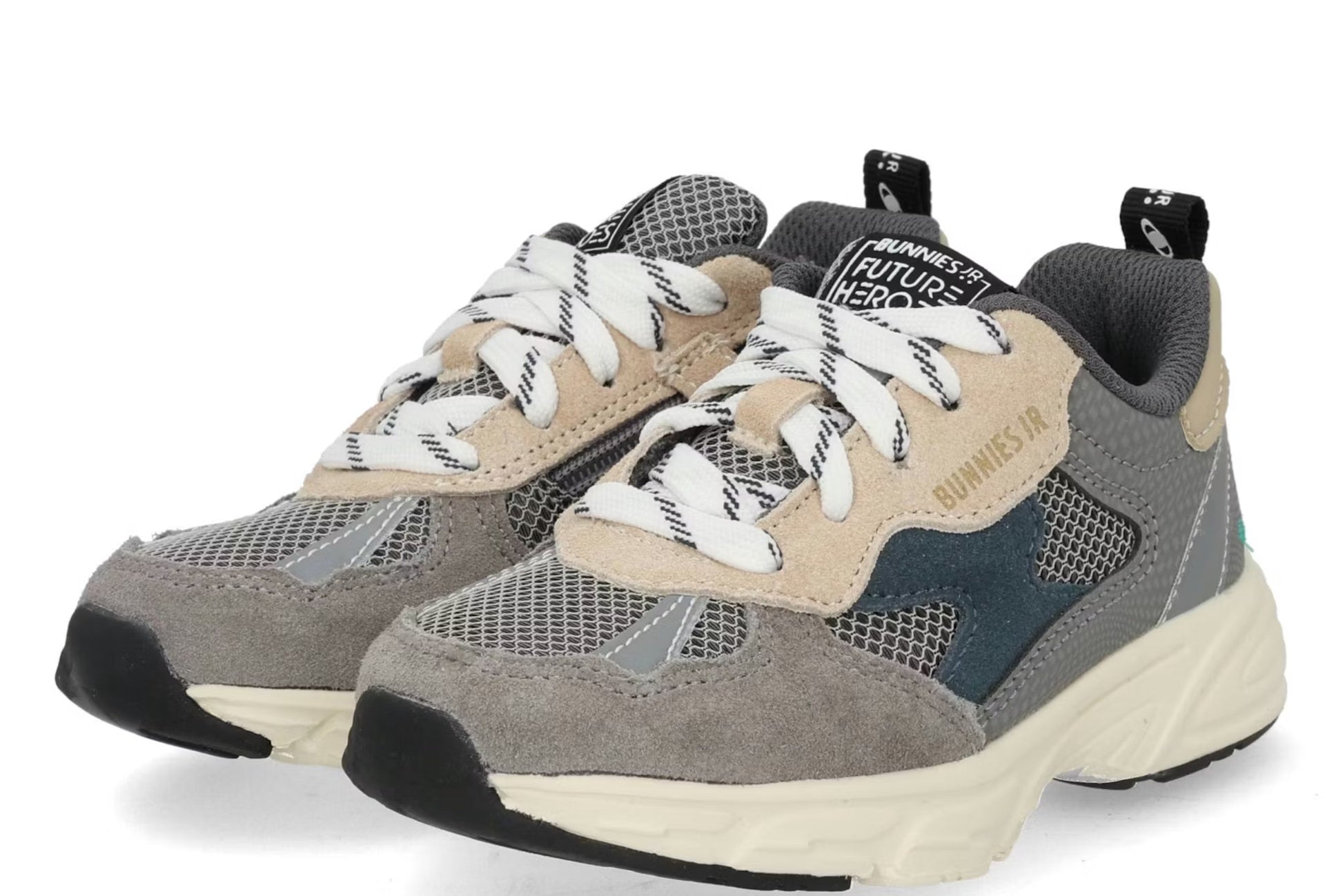 BunniesJr Jongensschoenen Sneakers Grijs Daan Dash