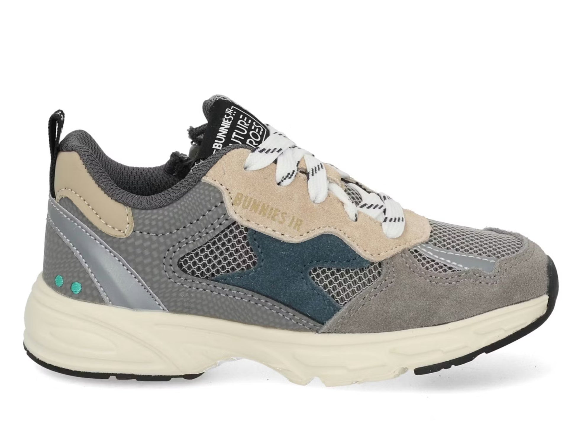 BunniesJr Jongensschoenen Sneakers Grijs Daan Dash