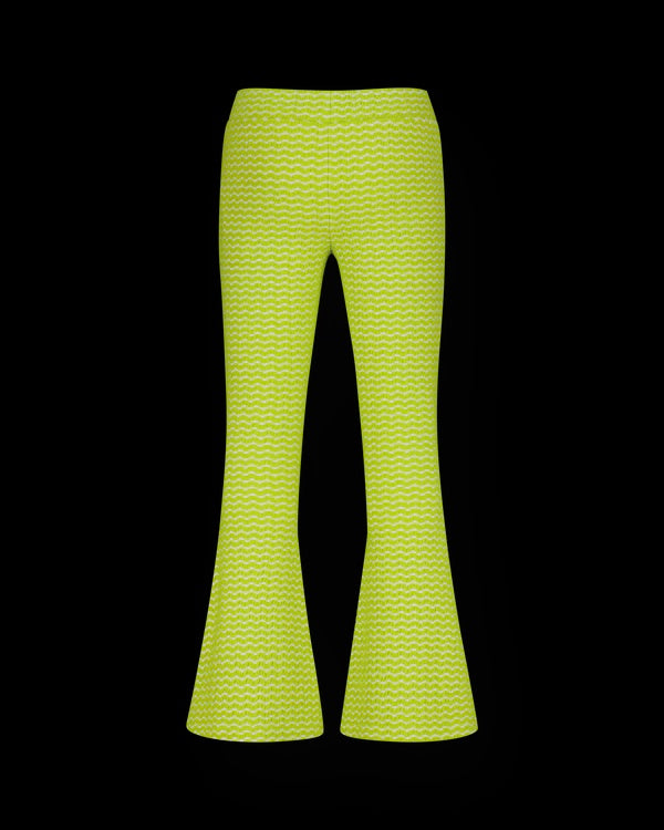 Vingino flared casual broek limegroen