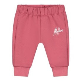 Malelions Baby Signature Sweatpants - Dark Pink