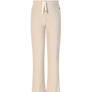 NONO Sady Velvet Rib Flared Pants Pearled Ivory