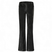 No way monday Leren flaredbroek