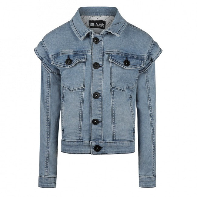 No Way Monday Meisjes Jas Blue jeans