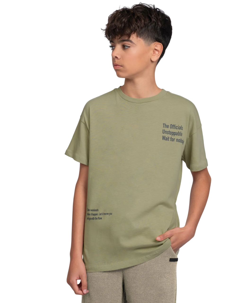 Nik & Nik  Unstop Oversized T-Shirt met grafische print