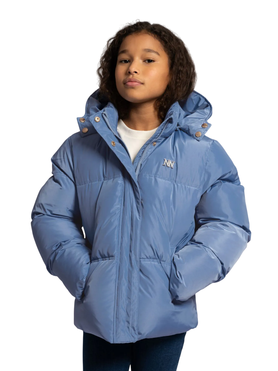 Nik & Nik Jayla Puffer Jacket Blauw