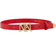 Nik & Nik Riem van imitatieleer rood