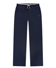 Nik & Nik  broek met dubbele tailleband en trekkoord blauw