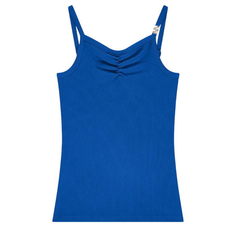 Nik & Nik   luuna rib top blauw