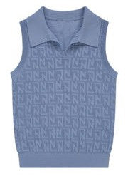 Nik & Nik   mouwloze top blauw