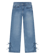Nik & Nik Jeans met decoratieve strikjes Blair Denim Pants