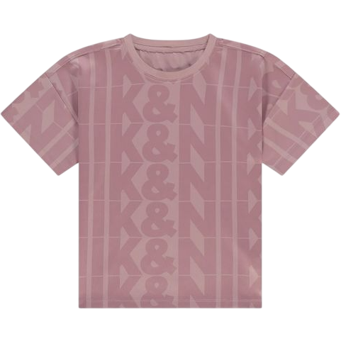 Nik & Nik Losvallend T-shirt met N&N logo patroon
