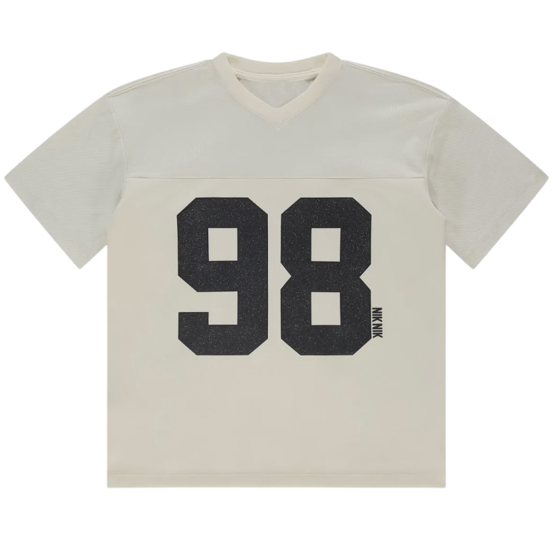 Nik & Nik Losvallend varsity T-shirt met grafische print