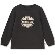 Mitch & Son Black Lewis logo long sleeved top