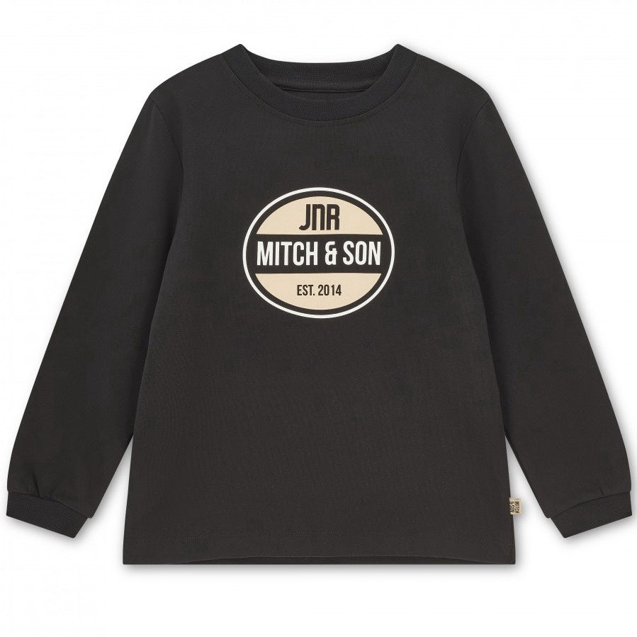 Mitch & Son Black Lewis logo long sleeved top