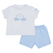 Mitch & Son Blauwe Ezra Shorts Set