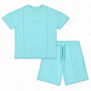 Mitch & Son Turquoise Harper Shorts Set