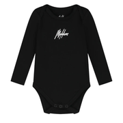 Malelions Baby Long Sleeve Bodysuit Black