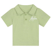Malelions Baby Mousseline Polo | Grass Green
