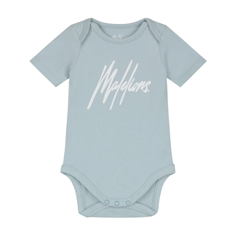 Malelions Baby Signature Short Sleeve Bodysuit