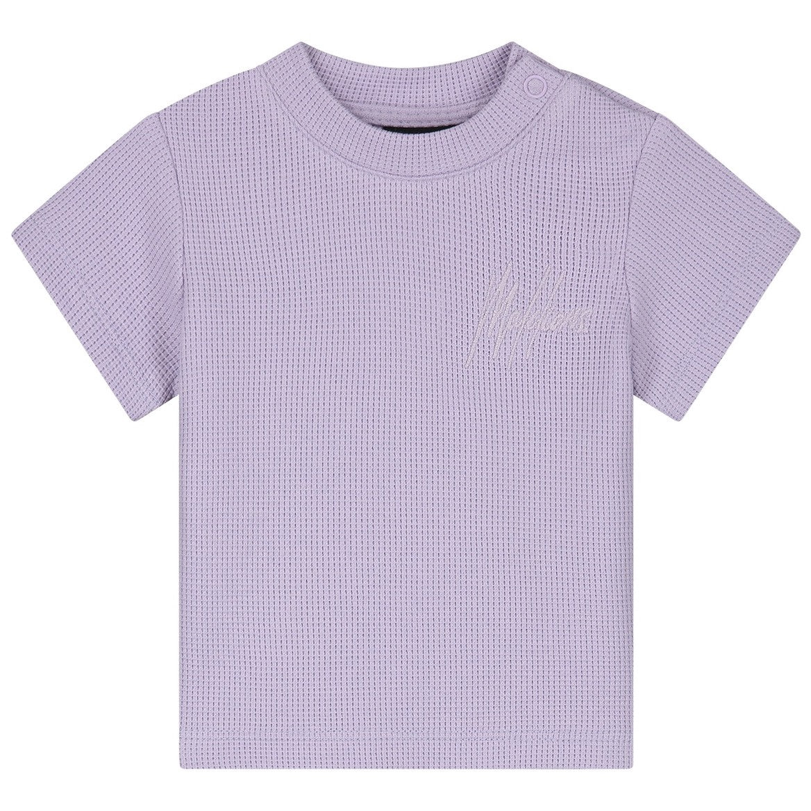 Malelions Baby Waffle Signature T-Shirt paars