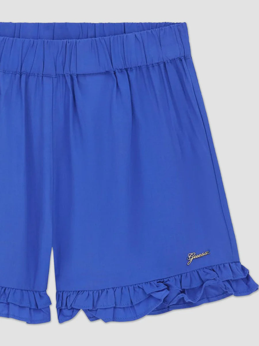 Guess meisjes korte broek blauw