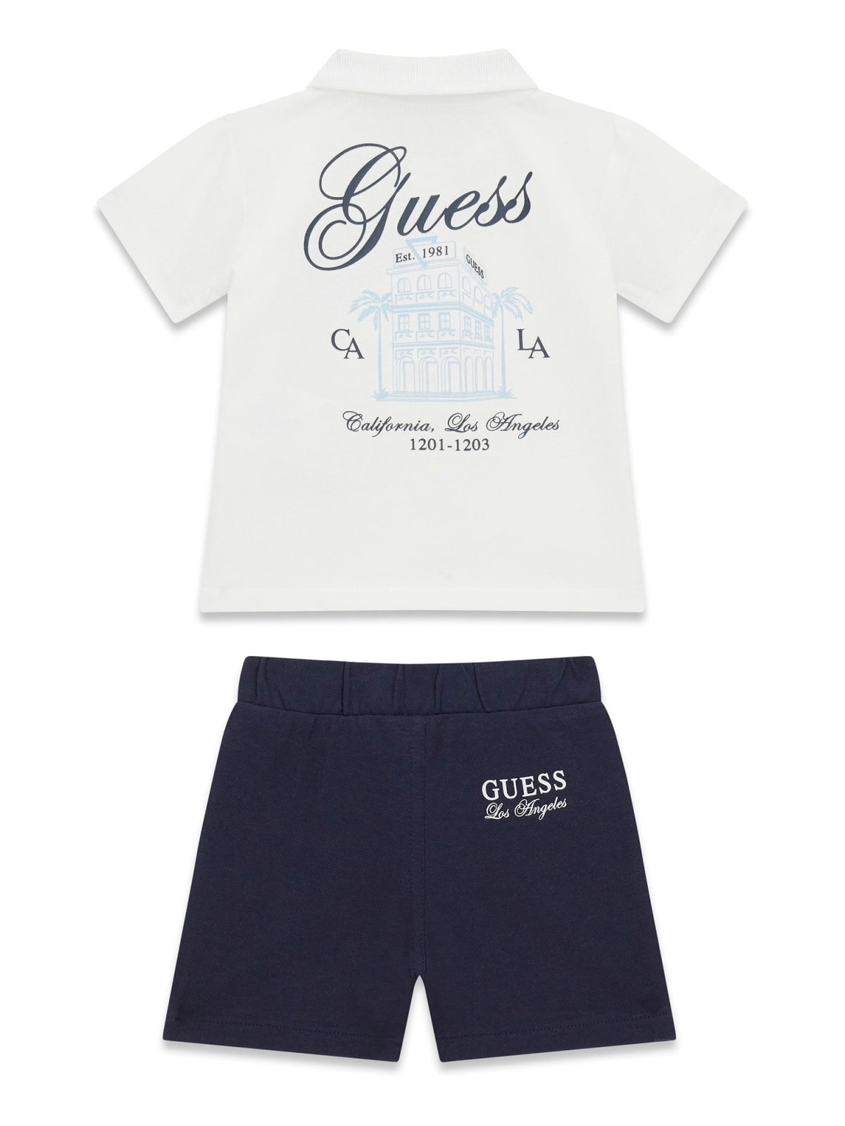 Guess jongens baby set polo korte broek