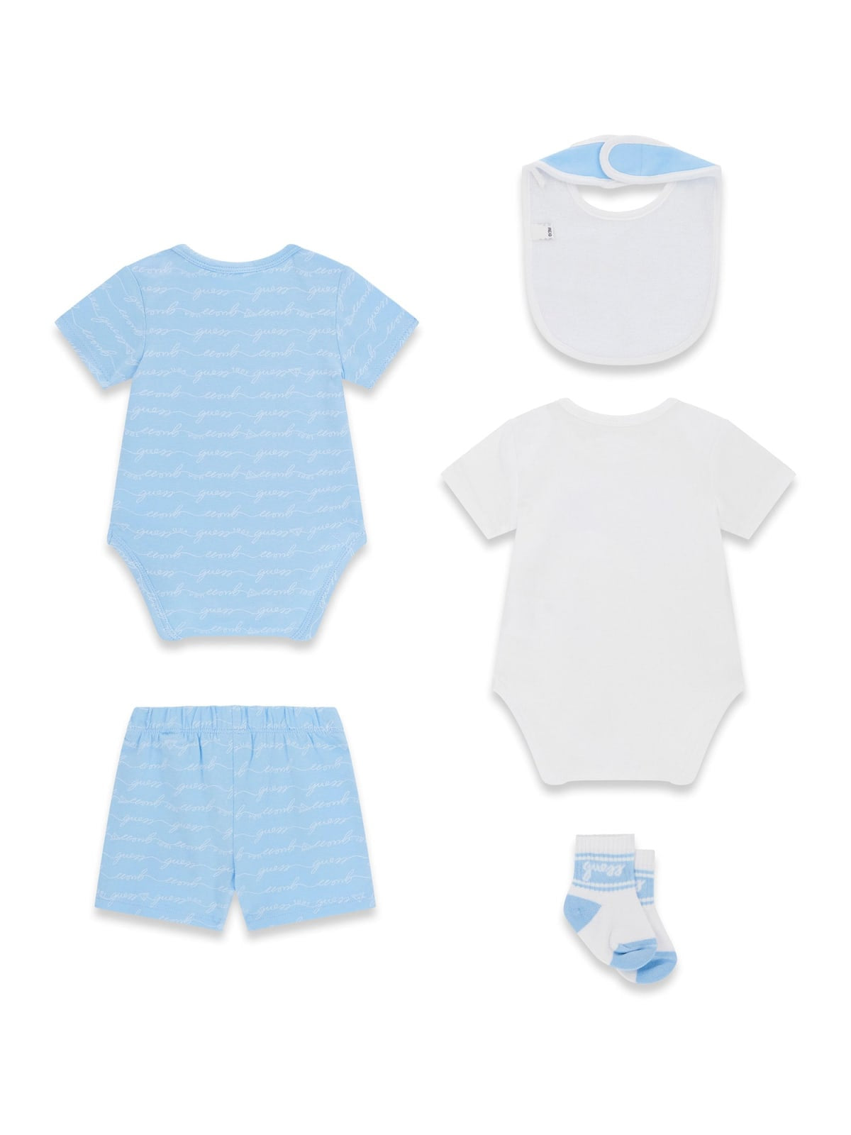 Guess jongens baby set 5-delig blauw