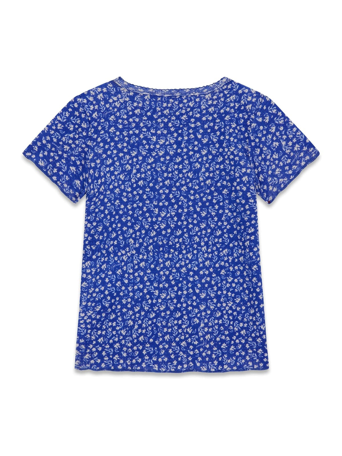 Guess baby meisjes tshirt blauw bloemenprint