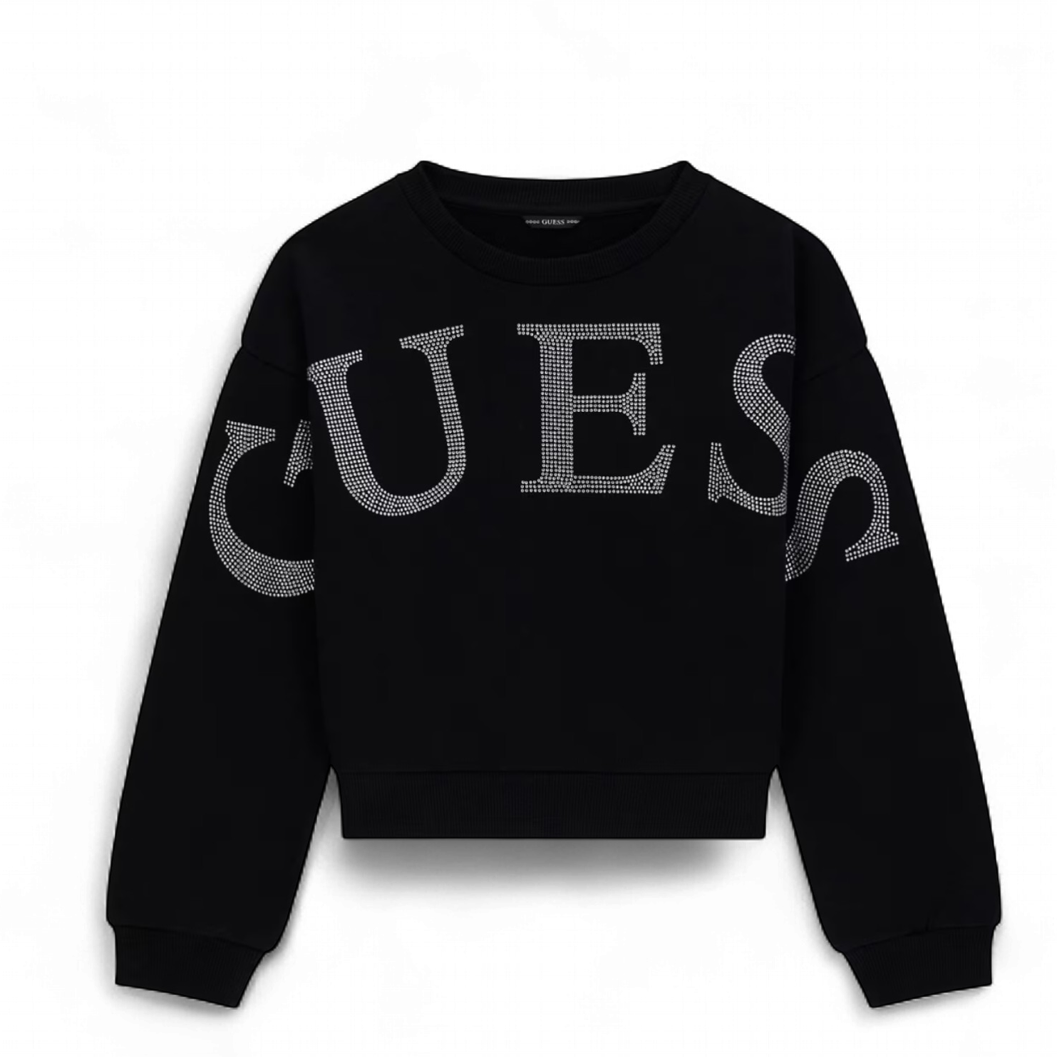 Guess trui meisjes zwart glitter guess