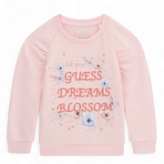 Guess meisjes en baby sweater roze