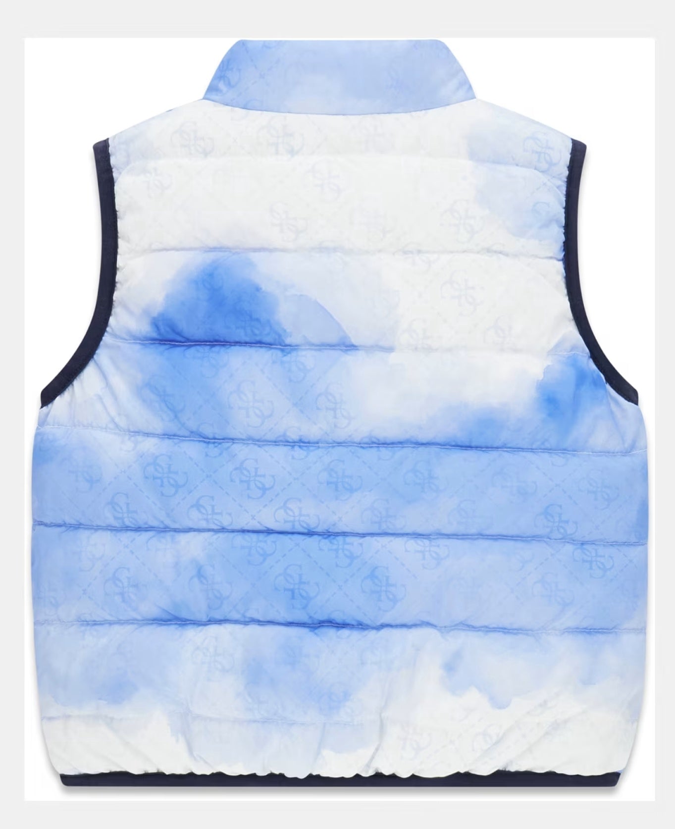 Guess jongens en baby bodywarmer reversible blauw/zwart