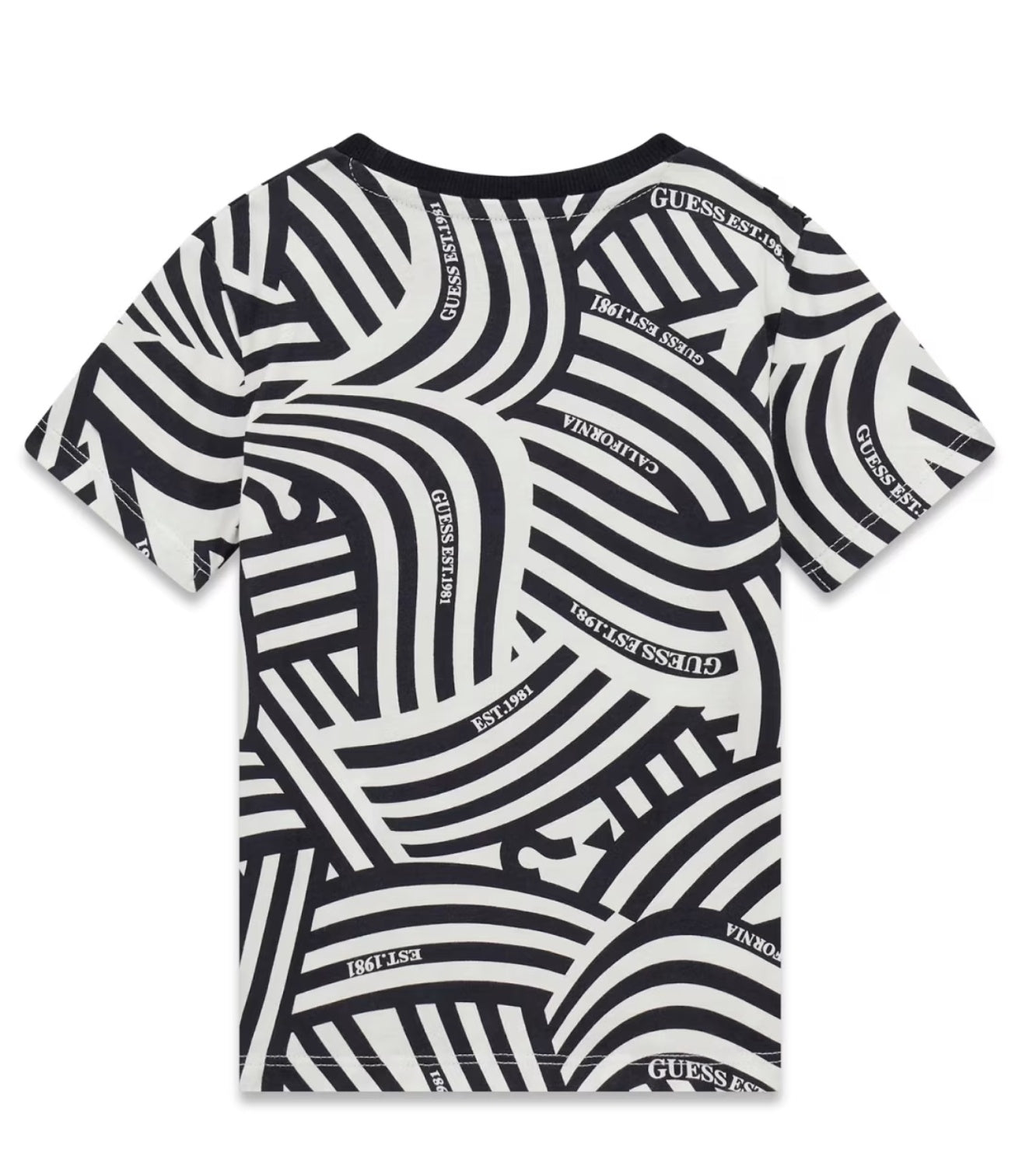 Guess jongens en baby tshirt zwart wit
