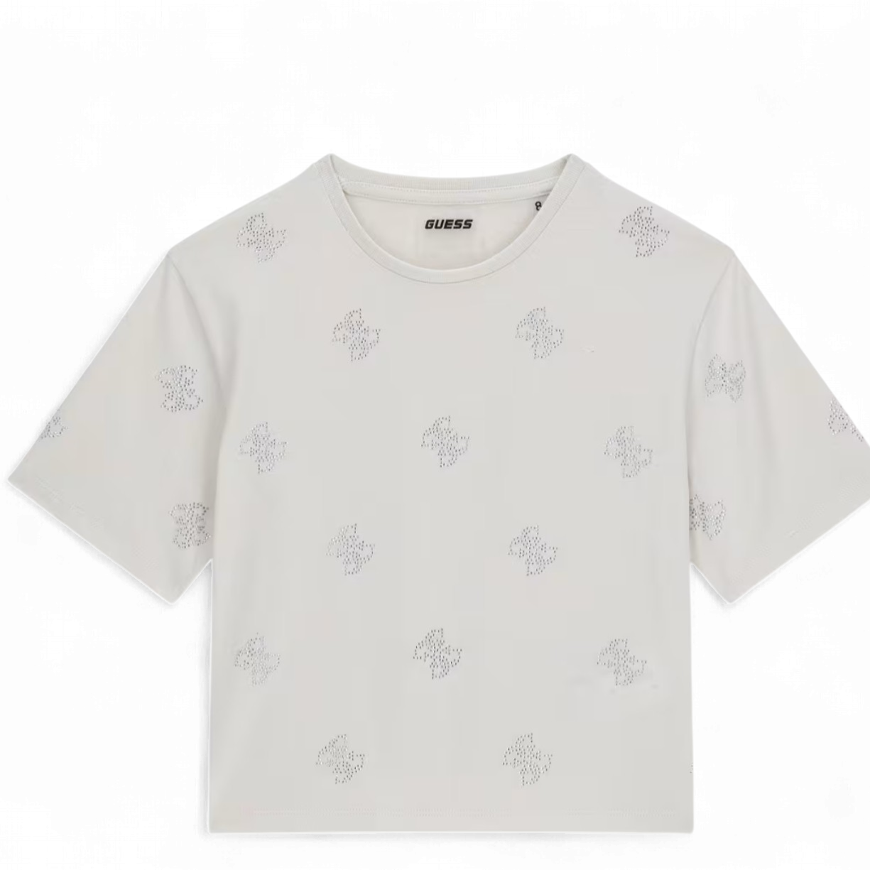 Guess meisjes tshirt wit kleine guess logos