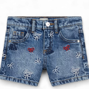 Guess Meisjes en baby korte Broek Denim Stikjes