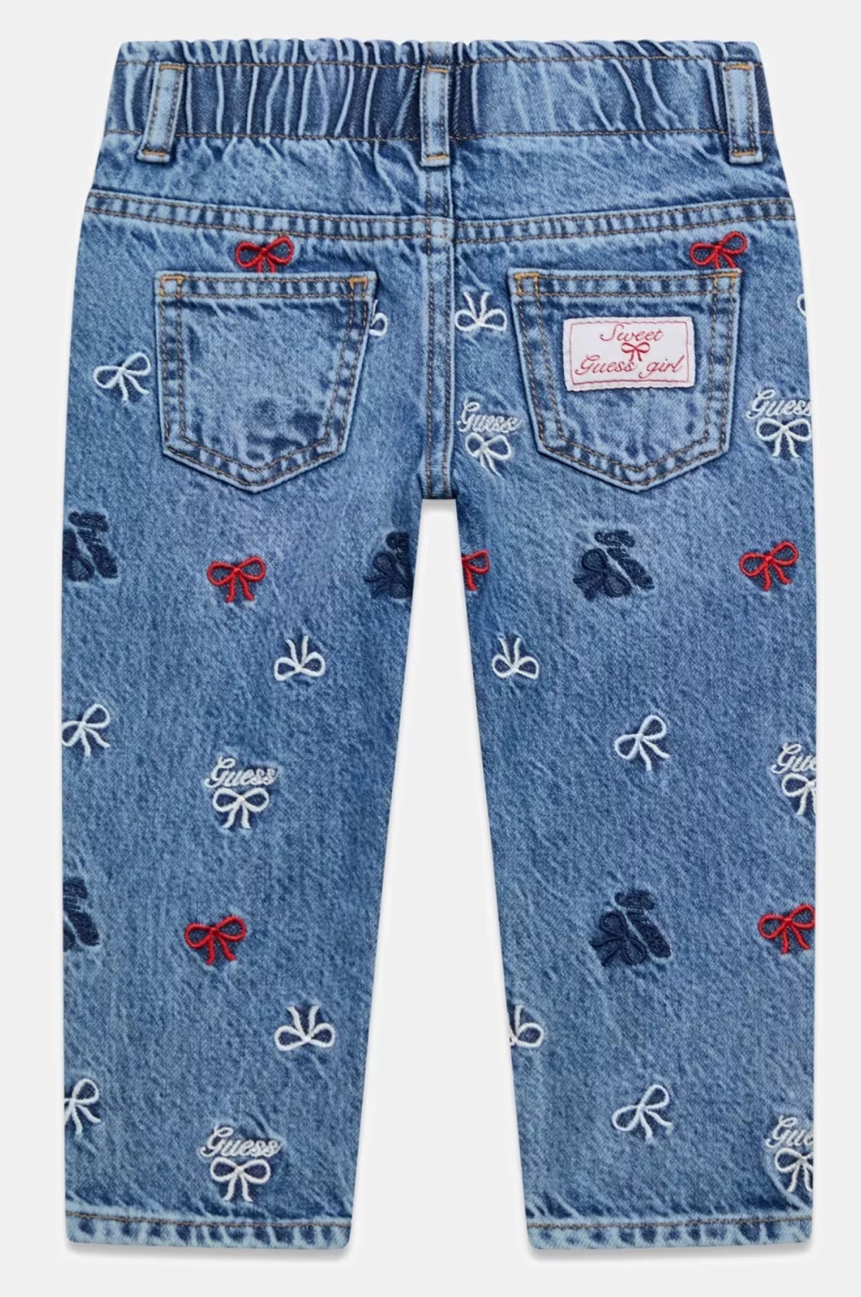 Guess meisjes broek denim stikjes