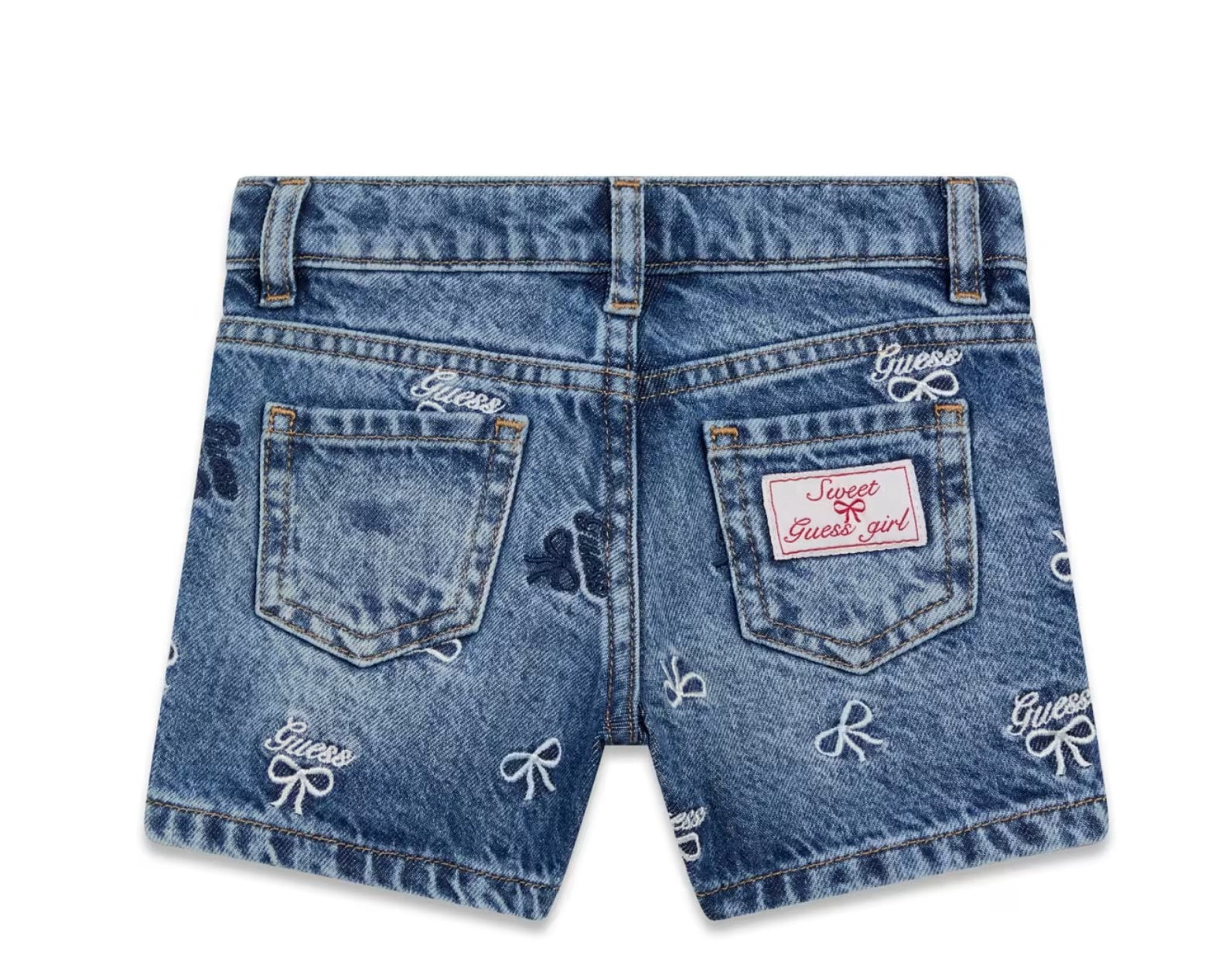 Guess Meisjes en baby korte Broek Denim Stikjes