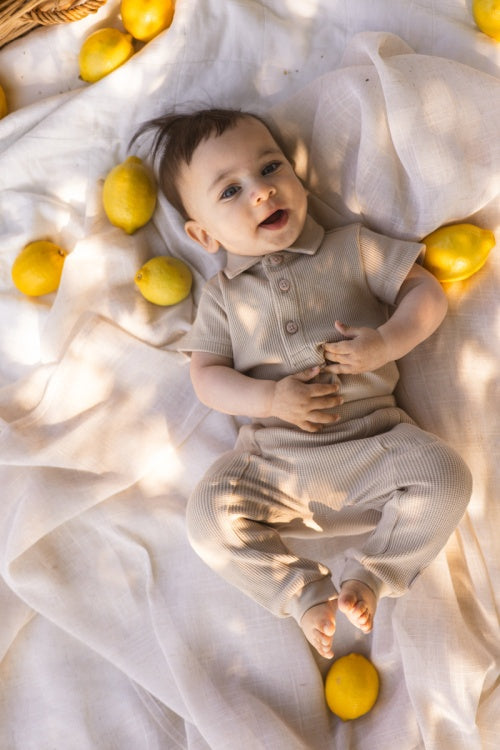Quapi baby broek jongens beige
