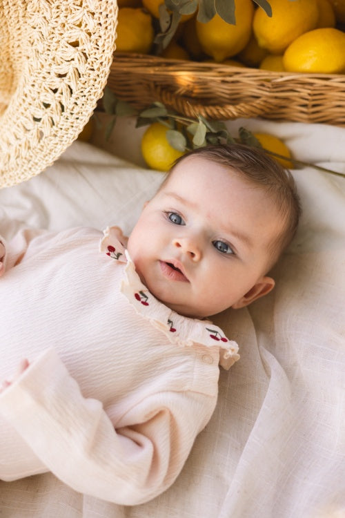 Quapi baby romper meisjes kers