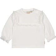 Quapi baby meisjes shirt lange mouw wit