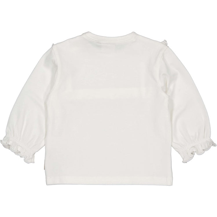 Quapi baby meisjes shirt lange mouw wit
