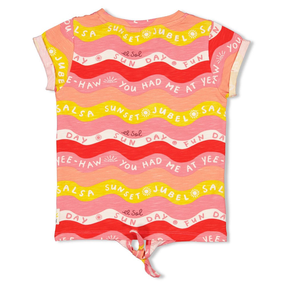 Jubel T-shirt AOP - Salsa Sunset
