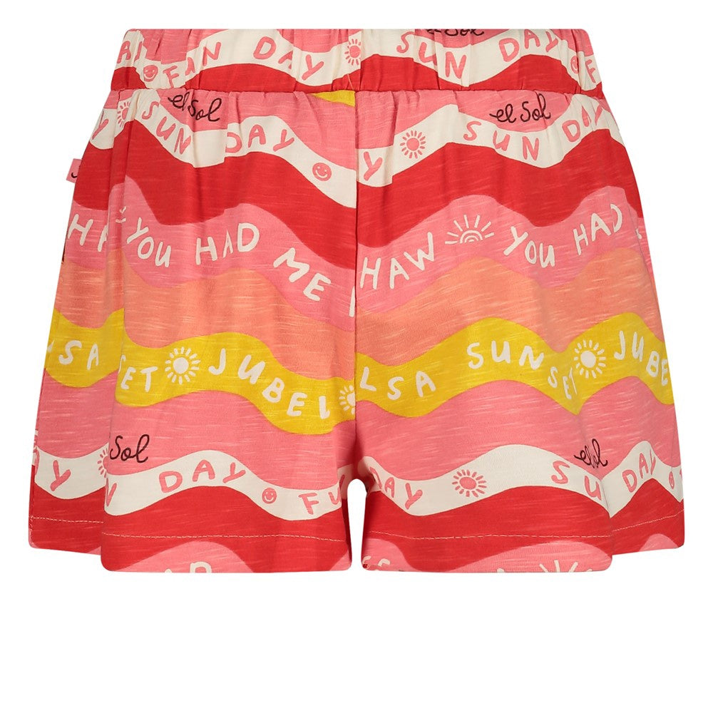 Jubel Short AOP - Salsa Sunset