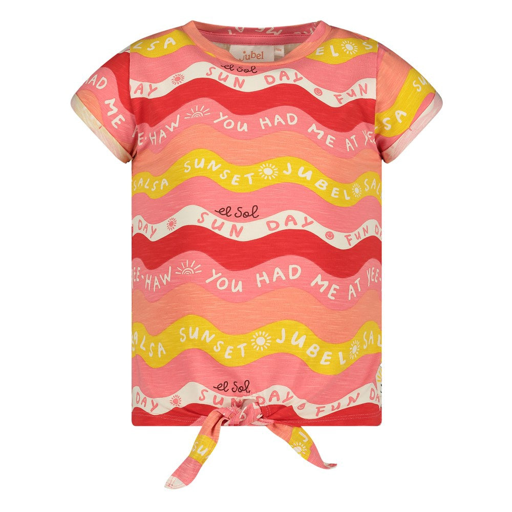 Jubel T-shirt AOP - Salsa Sunset