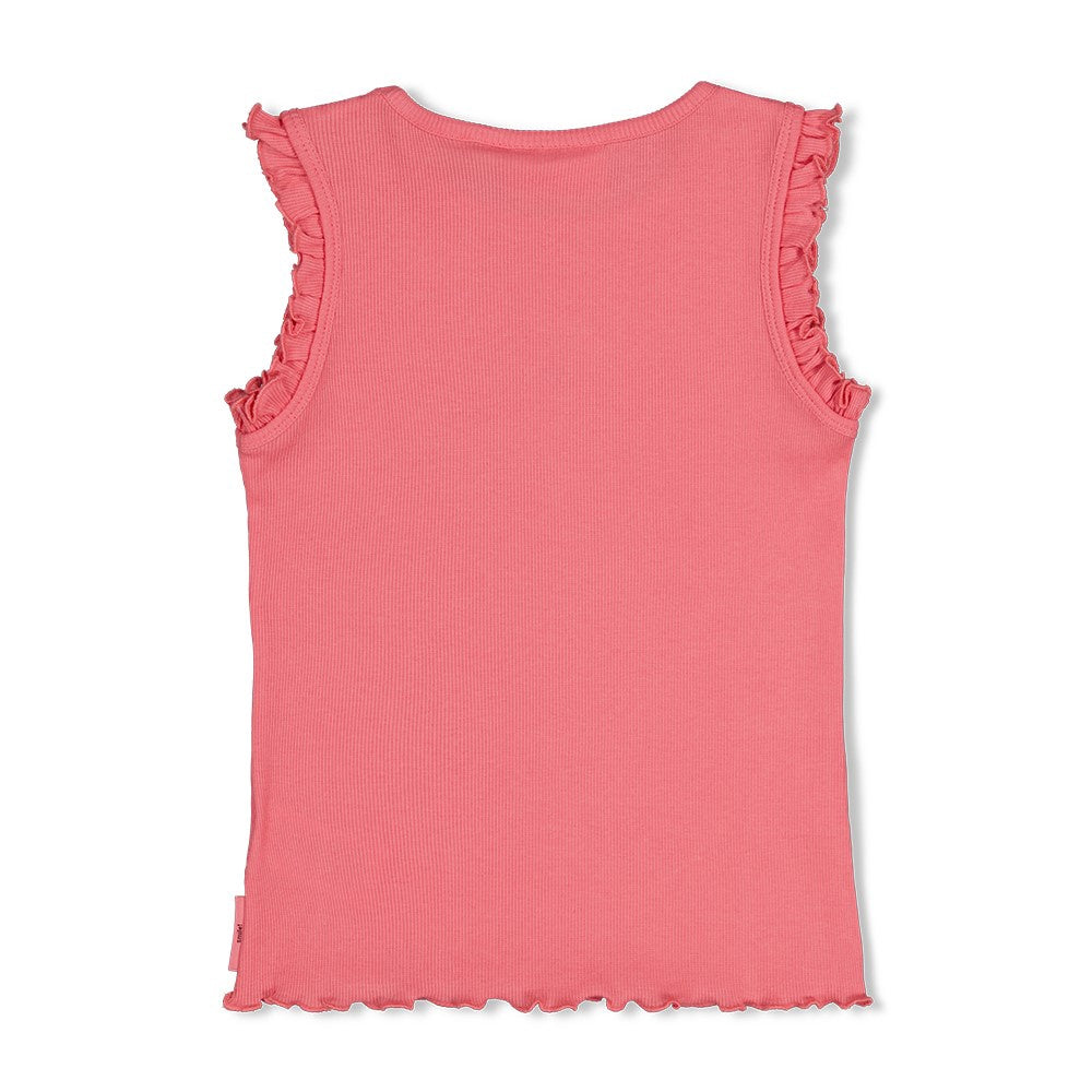 Jubel Singlet rib - Salsa Sunset