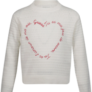 Guess Kinder Meisjes Trui In Off White
