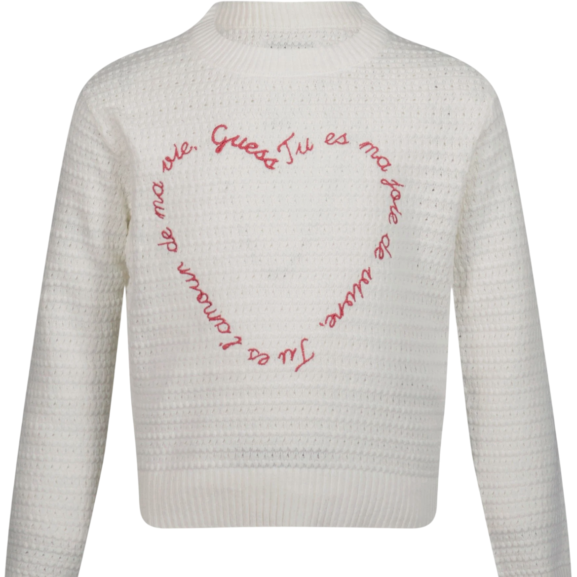 Guess Kinder Meisjes Trui In Off White