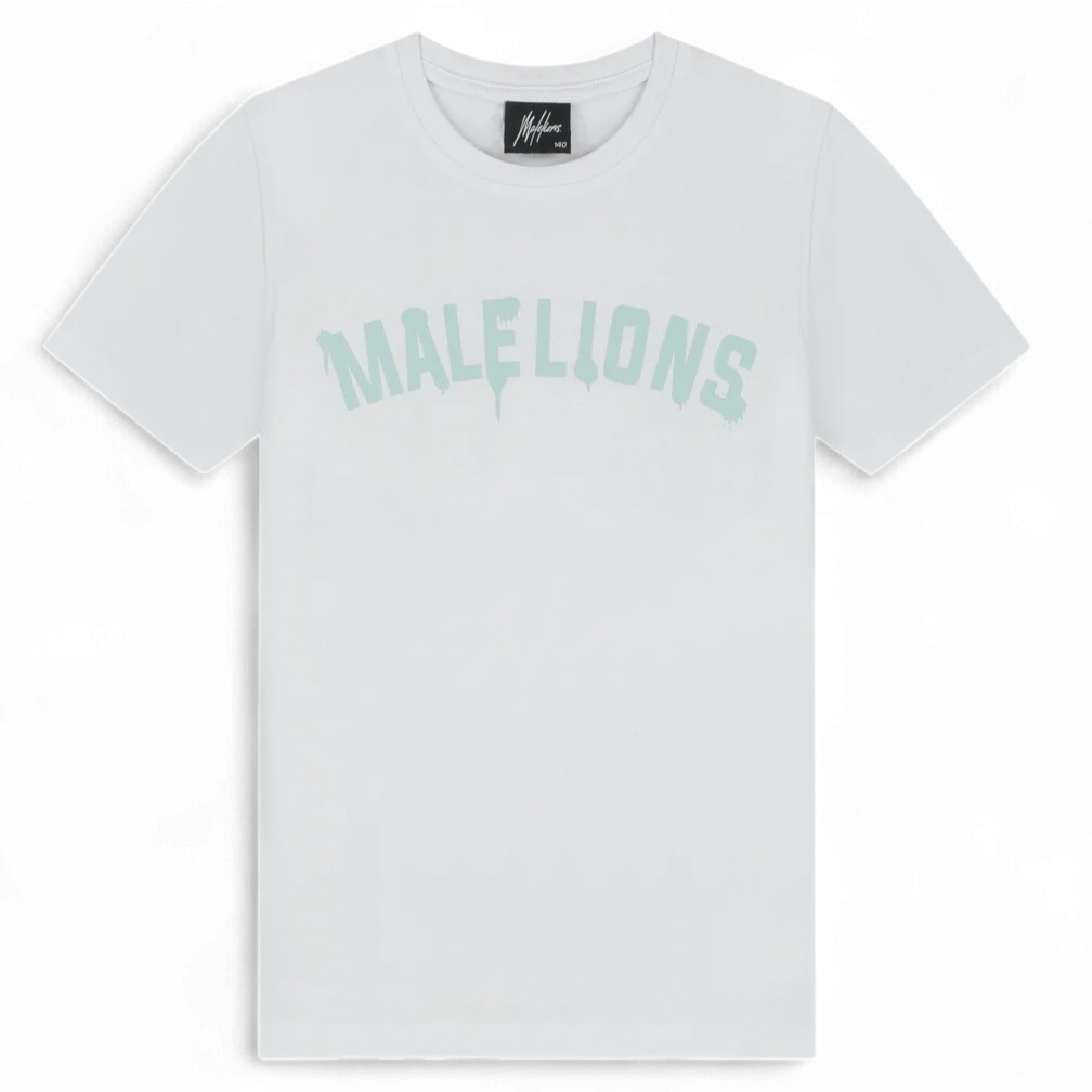 Malelions Junior Paint T-Shirt  White
