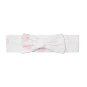 Little A Katalina Cupcake print haarband met strik snow white