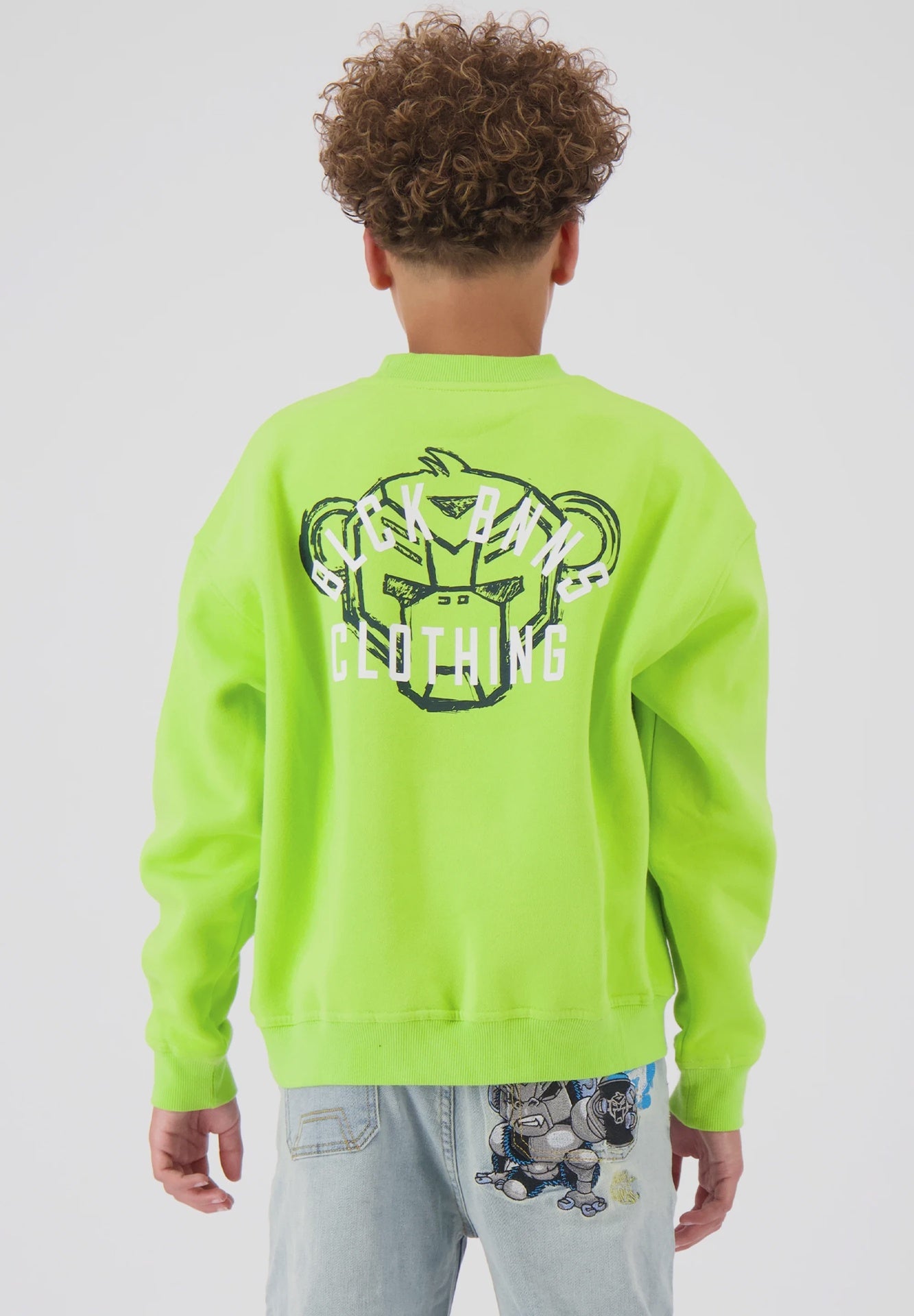 Black Bananas ARCH CONVOY CREWNECK - Sweater - lime